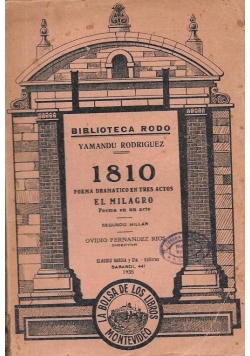 1810 Poema dramatico en tres actos El milagro, 1935