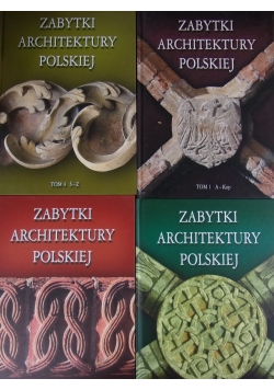 Zabytki architektury polskiej Tom I-IV