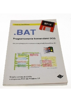 .Bat Programowanie komendami DOS