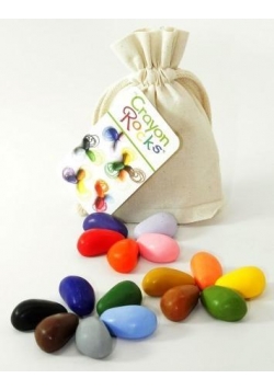 Kredki Crayon Rocks w bawełnianym woreczku - 16kol