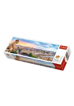 Puzzle 1000 Panorama - Widok z Katedry... TREFL