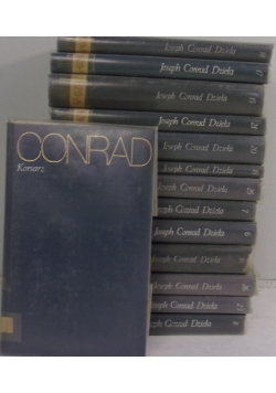 Joseph Conrad Dzieła, zestaw 13 książek