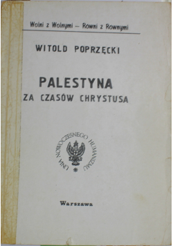 Palestyna za czasów Chrystusa