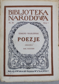 Wasilewski Poezje  1925 r