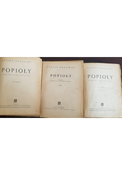 Popioły, 3 tomy