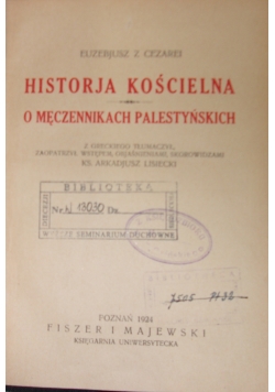 Pisma Ojców Kościoła,1924r.