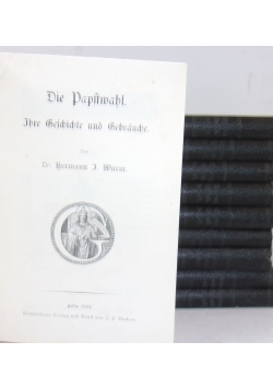 Ihre Geschichte und gebrauche, zestaw 9 książek 1902 r.