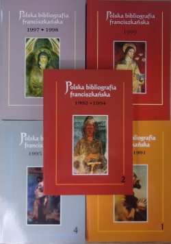 Polska bibliografia franciszkańska, zestaw 5 książek