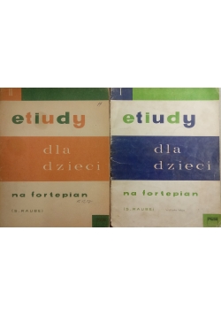 Etiudy dla dzieci na fortepian Cz I i II