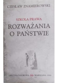 Szkoła prawa Rozważania o Państwie