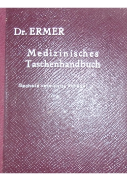 Medizinisches Taschenhandbuch, 1921 r.