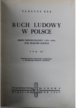 Ruch ludowy w Polsce 1947 r.