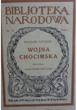 Wojna Chocimska 1924 r.