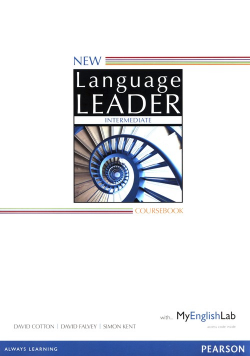 New Language Leader Intermediate Coursebook with MyEnglishLab