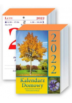 Kalendarz 2022 zdzierak Domowy KASTOR