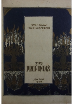 De Profundis, 1922r.