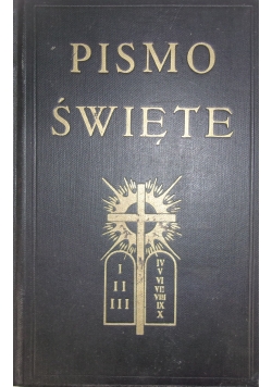 Pismo Święte. Stary testament, tom II, 1927 r.