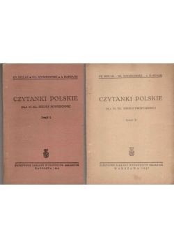 Czytanki Polskie, 1947 r. 2 zeszyty.