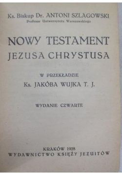 Nowy Testament Jezusa Chrystusa