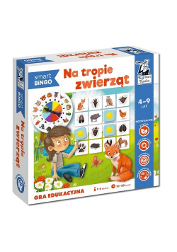 Na tropie zwierząt. Smart bingo. Gra edukacyjna