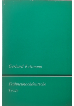 Fruhneuhochdeutsche Texte