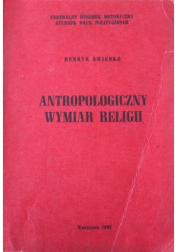 Antropologiczny wymiar religii
