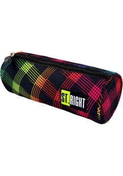 Piórnik tuba Stright PU-01 Neon Squares