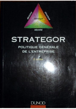 Strategor Politique generale de lentreprise