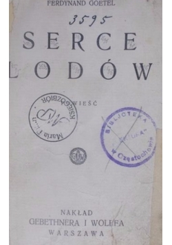 Serce Lodów ,1930r.