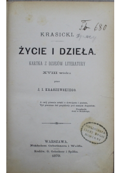 Życie i dzieła 1879 r.