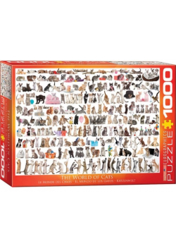 Puzzle 1000 Świat kotów