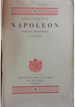 Napoleon, 1929r.