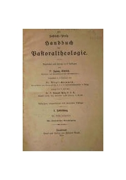 Handbuch der Pastoral-Theologie, ok 1890 r.