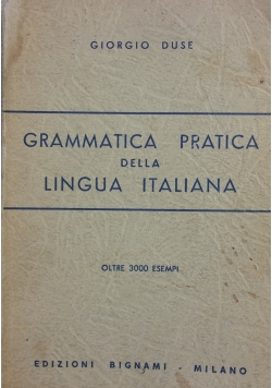 Grammatica pratica della lingua italiana