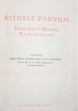 Rituale Parvum