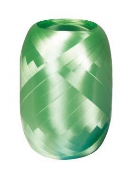 Wstążka kłębuszek 20m/5mm zielona
