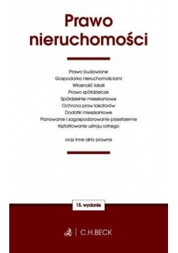 Prawo nieruchomości oraz ustawy towarzyszące