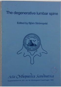 The degenerative lumbar spine