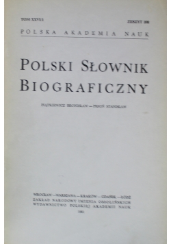 Polski Słownik Biograficzny Zeszyt 108