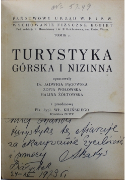 Turystyka górska i nizinna 1935 r