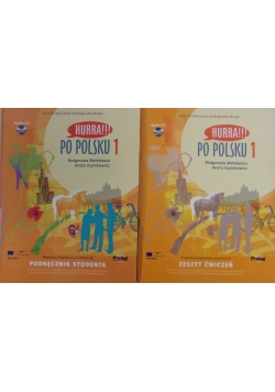 Hurra po polsku 1, zeszyt ćwiczeń i podręcznik studenta+CD