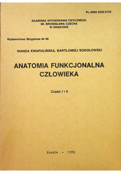 Anatomia funkcjonalna człowieka część I i II