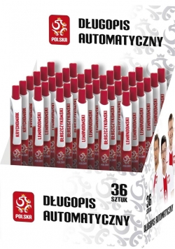 Długopis automatyczny PZPN (36szt) ASTRA