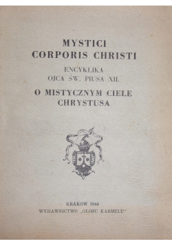 Mystici Corporis Christi