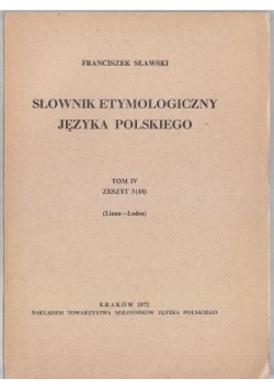 Słownik etymologiczny języka polskiego