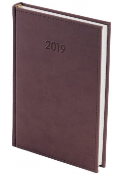Kalendarz 2019 A4 dzienny Vivella BORDO
