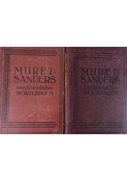 Muret-Sanders enzyklopadisches, zestaw 2 książek , ok. 1910 r.