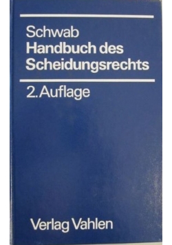 Handbuch des scheidungsrechts