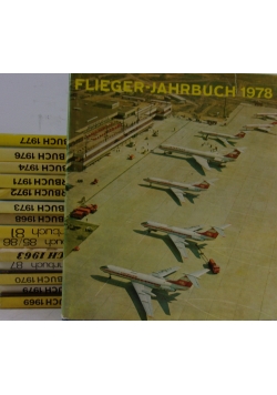 Flieger-Jahrbuch ,zestaw 15 książek