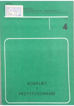 Konflikt i przystosowanie